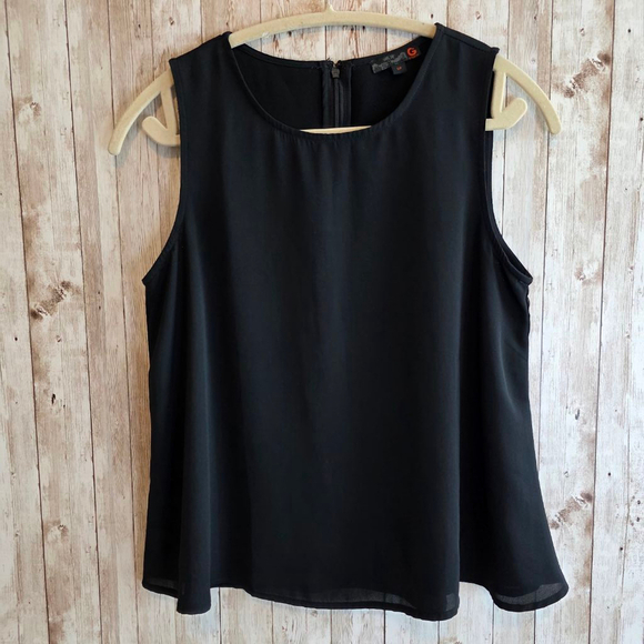 G By Guess Black Sleeveless Top Size S - Picture 1 of 9
